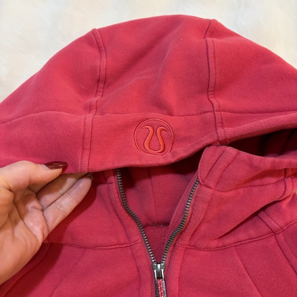 lululemon athletica Maroon Zip-Up Hooded Sweatshirt - Picture 2 of 4